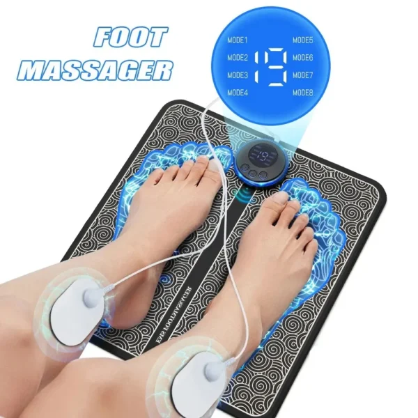 Quick Relief EMS Foot Massager - Alleviate Pain in Just 15 Minutes Daily !